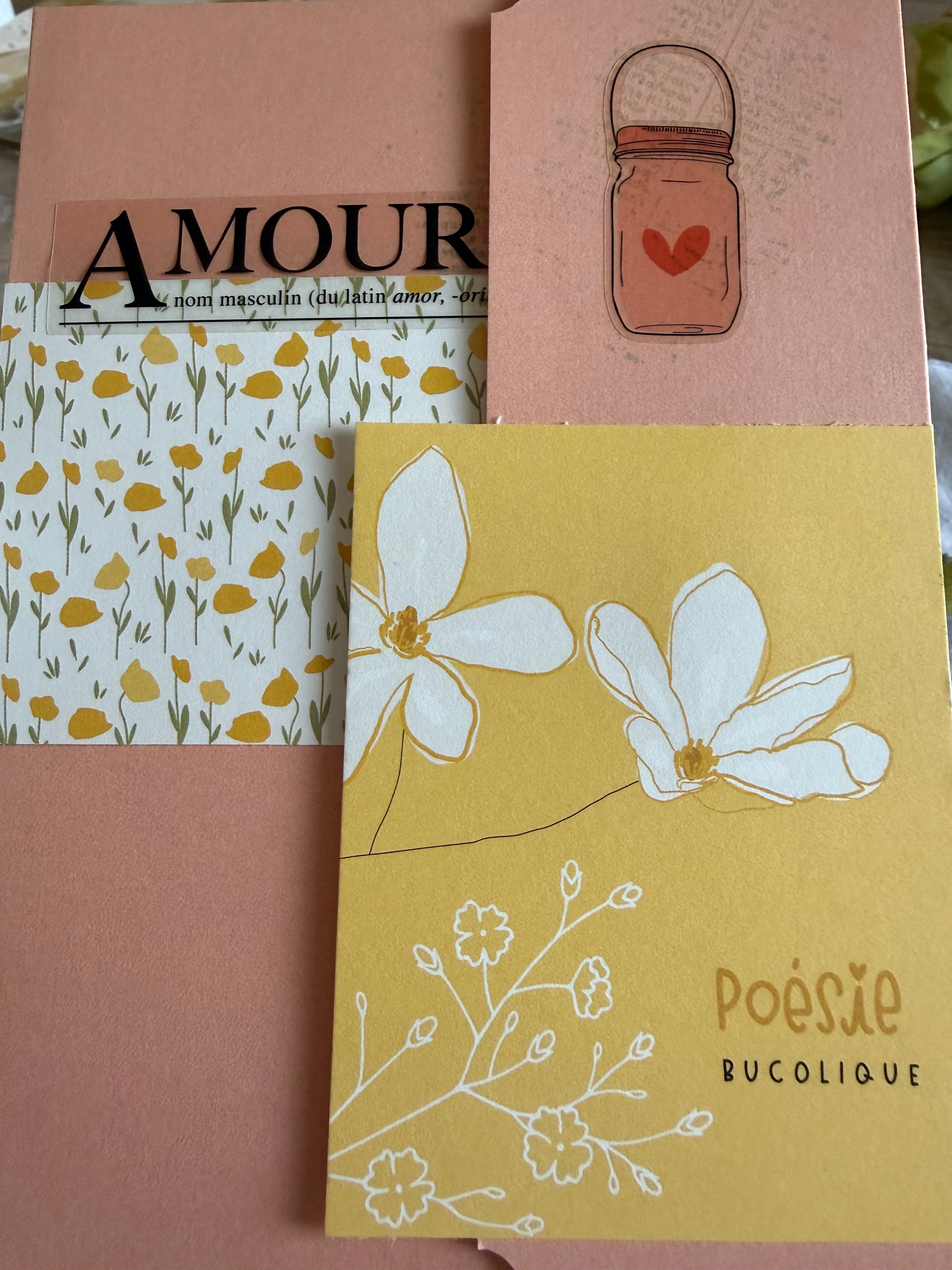 Carte mini album fête des Mères