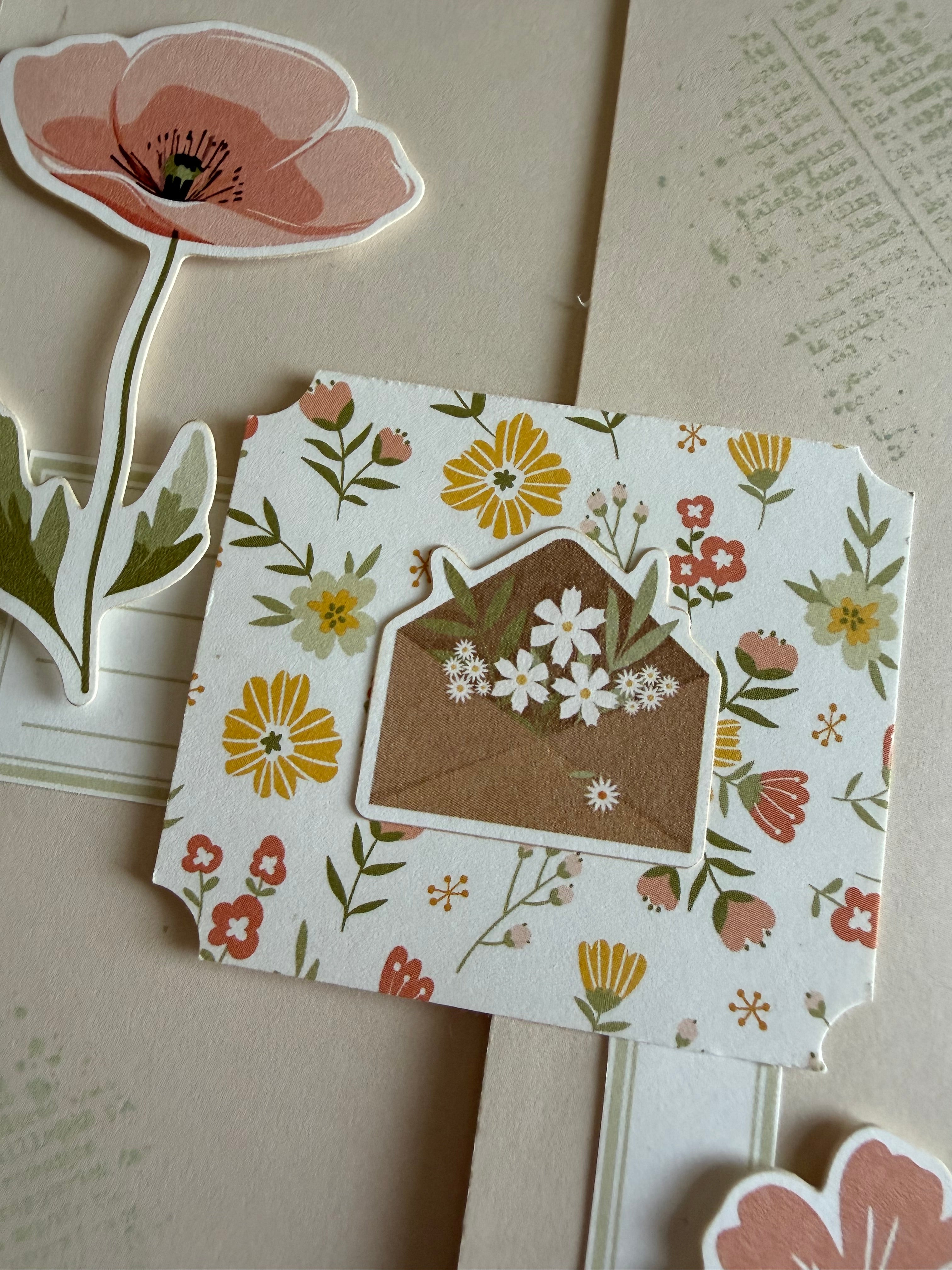 Carte mini album fête des Mères