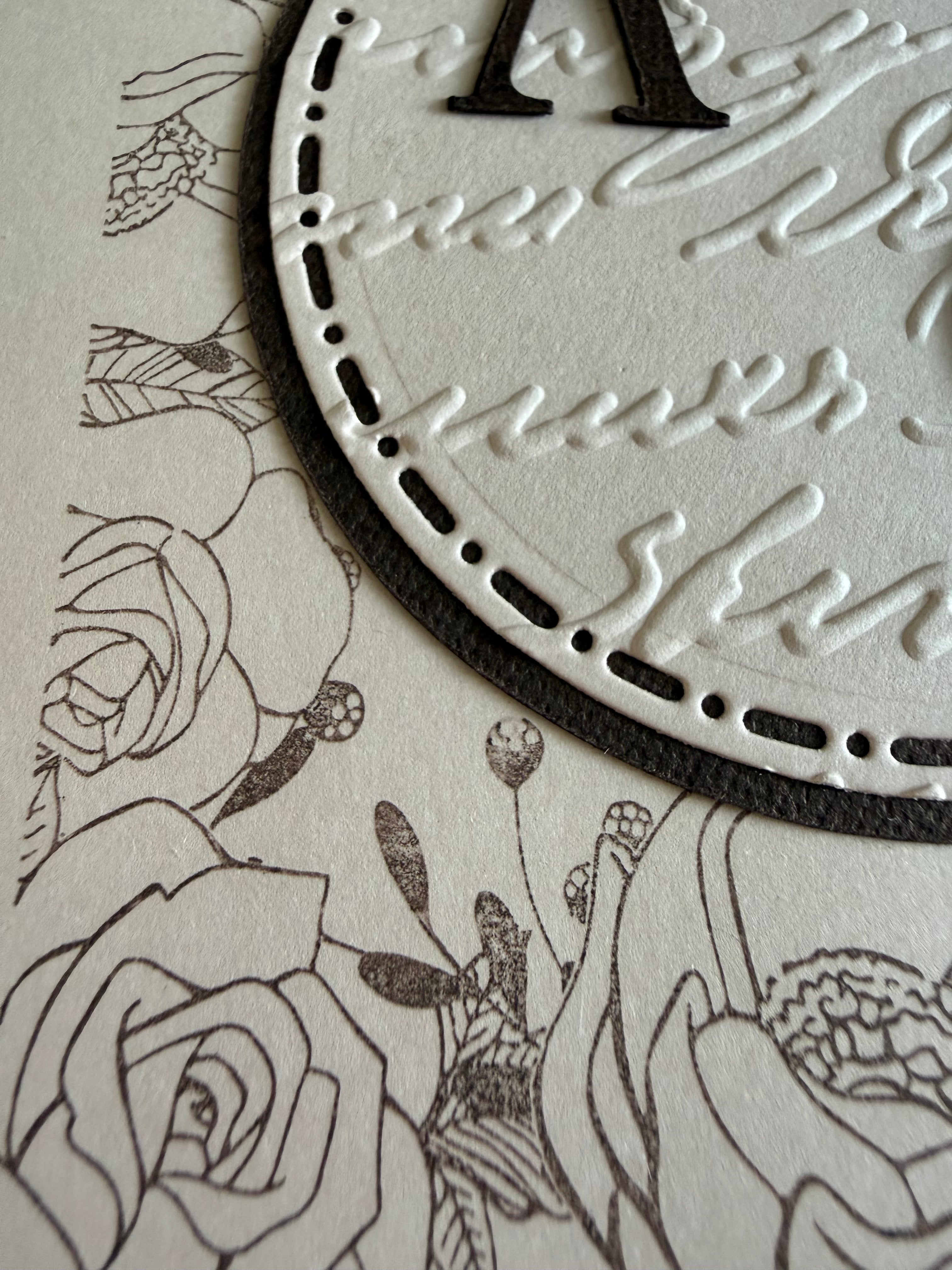 Suite de  papeterie de mariage Rosa