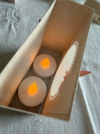 Photophores fleuris bougies LED