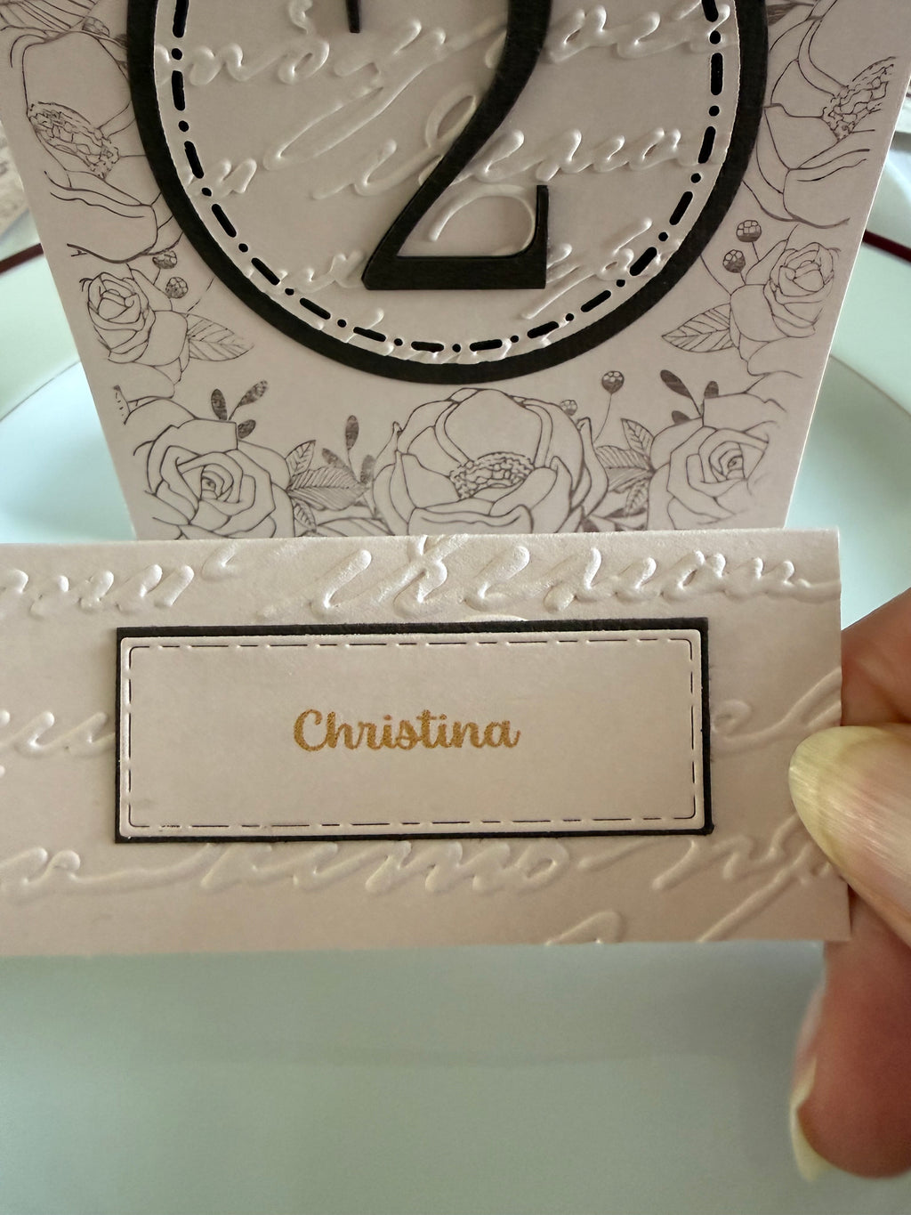 Suite de  papeterie de mariage Rosa