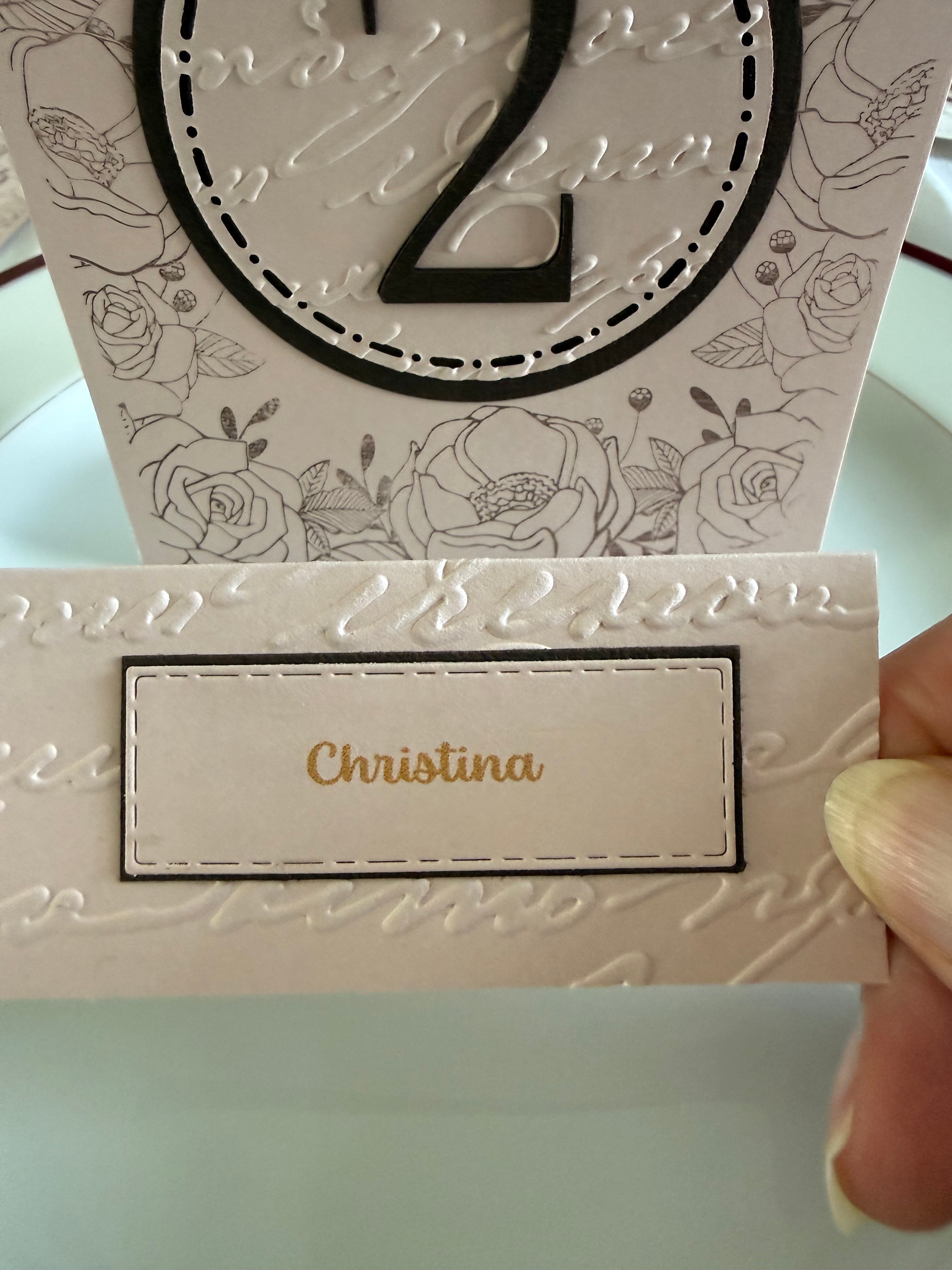 Suite de  papeterie de mariage Rosa