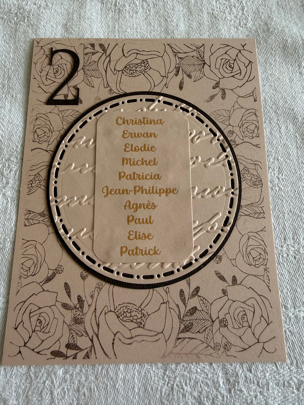 Suite de  papeterie de mariage Rosa