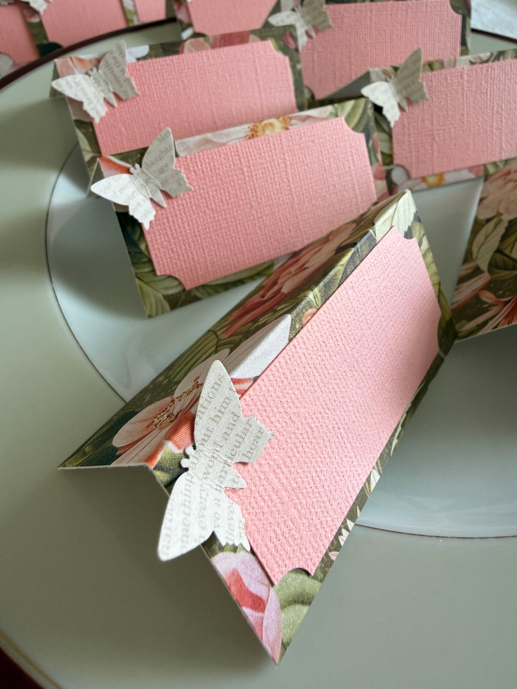 Marque-places papillons